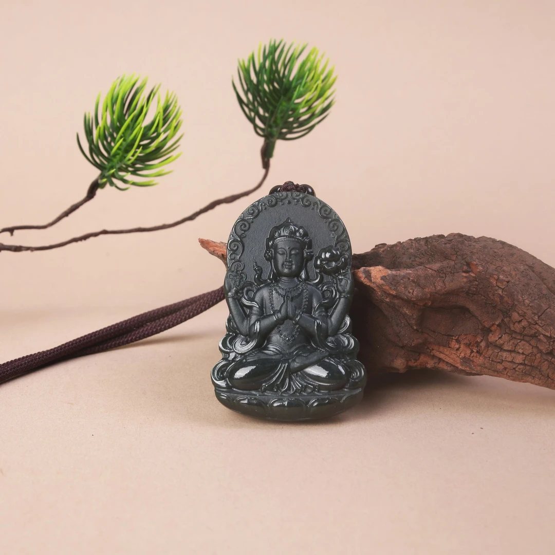 非金属仿水晶吊坠 观音吊坠。 【0234】菩斋阁