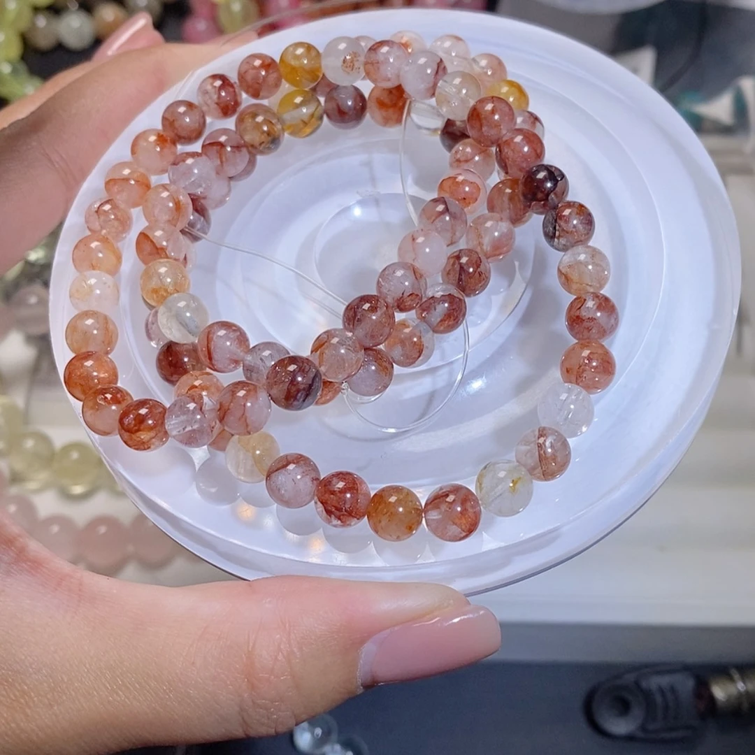 【闪购商品】水晶手链银S925镶嵌胶花444