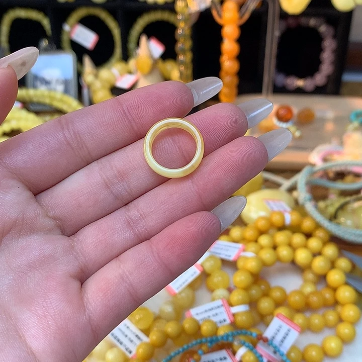 琥珀手链未镶嵌蜜蜡手串跑环