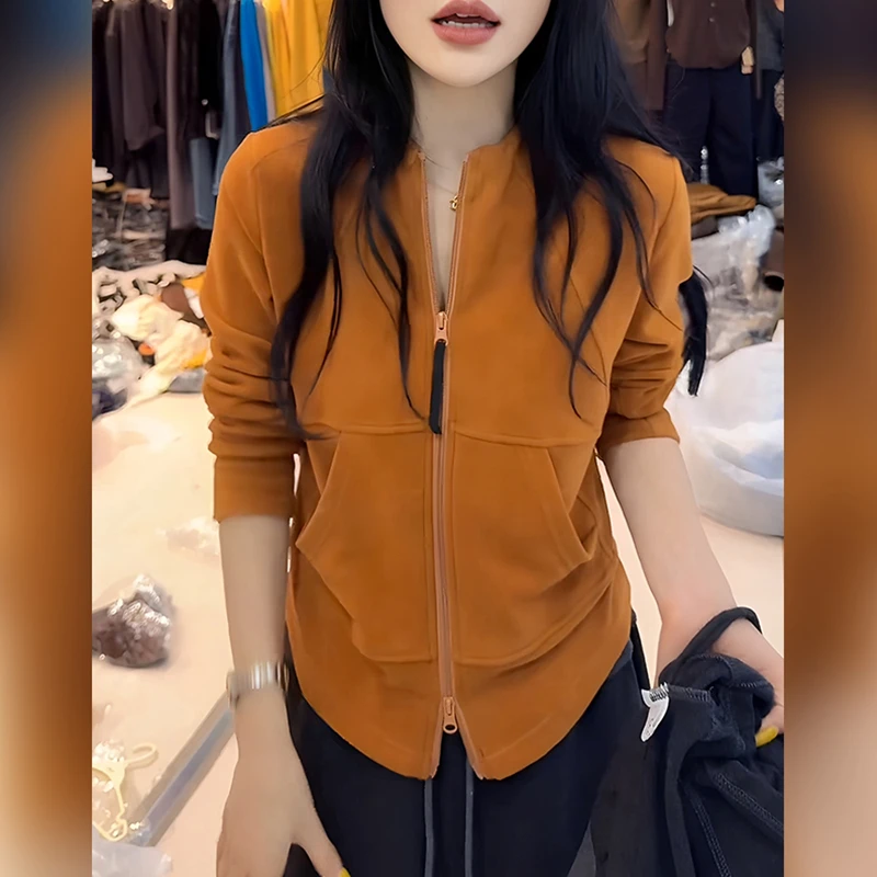 2025春秋季新款女士巨好看的卫衣外套爆款时尚洋气长袖开衫上衣服