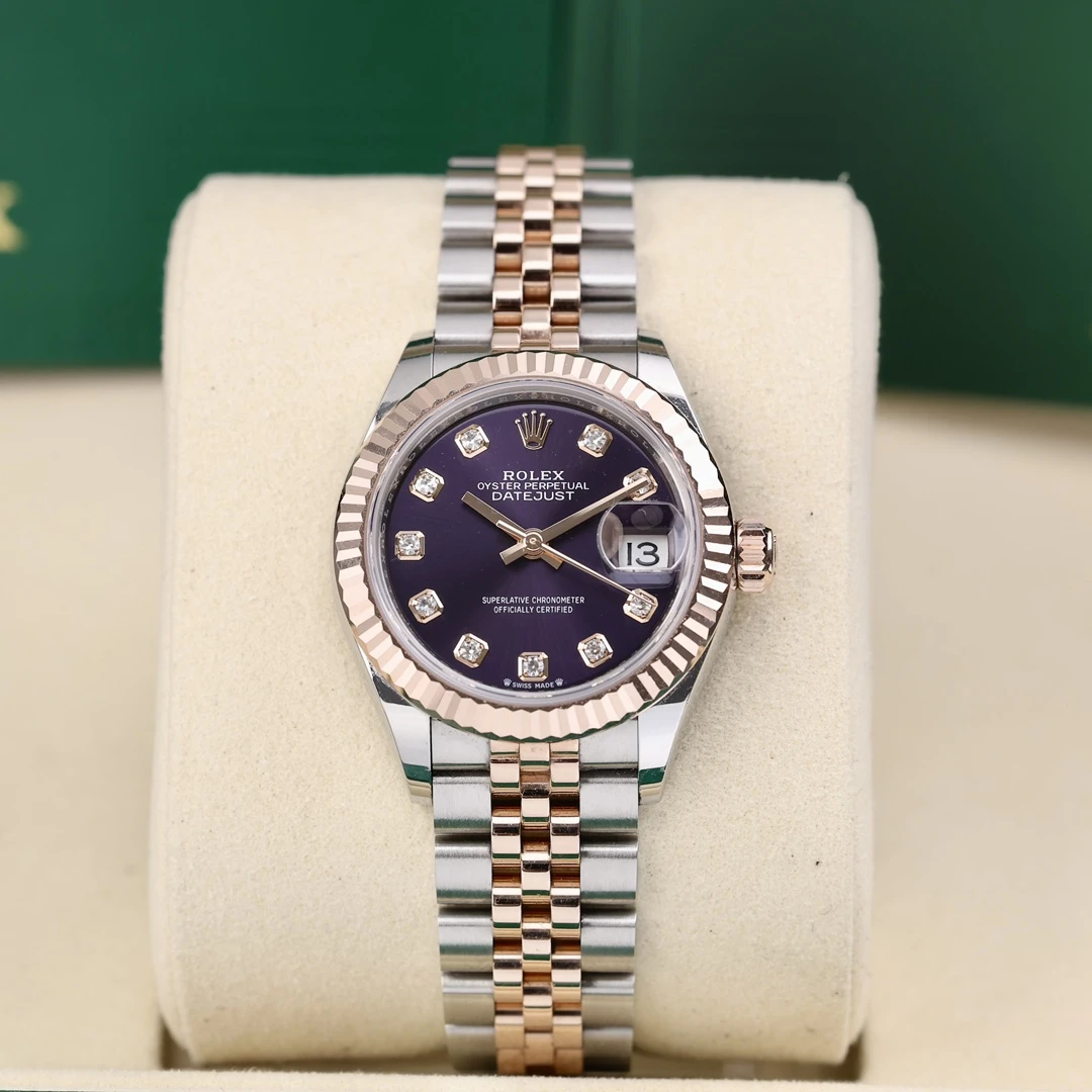 99新 Rolex/劳力士 279171 紫面钻刻 2025年5月保卡