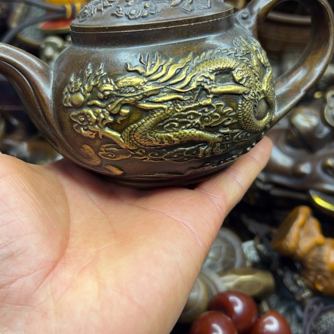 铜摆件欢迎欢迎你