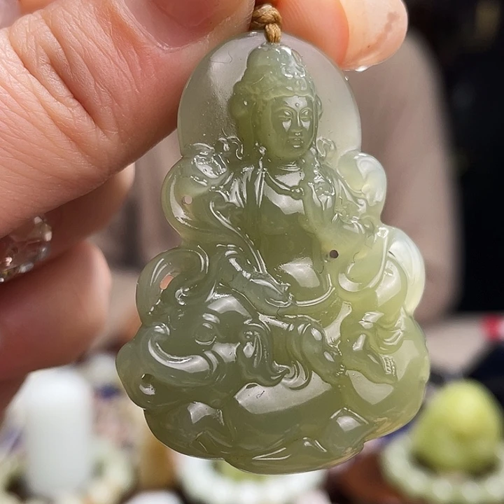 和田玉挂件未镶嵌定制发货