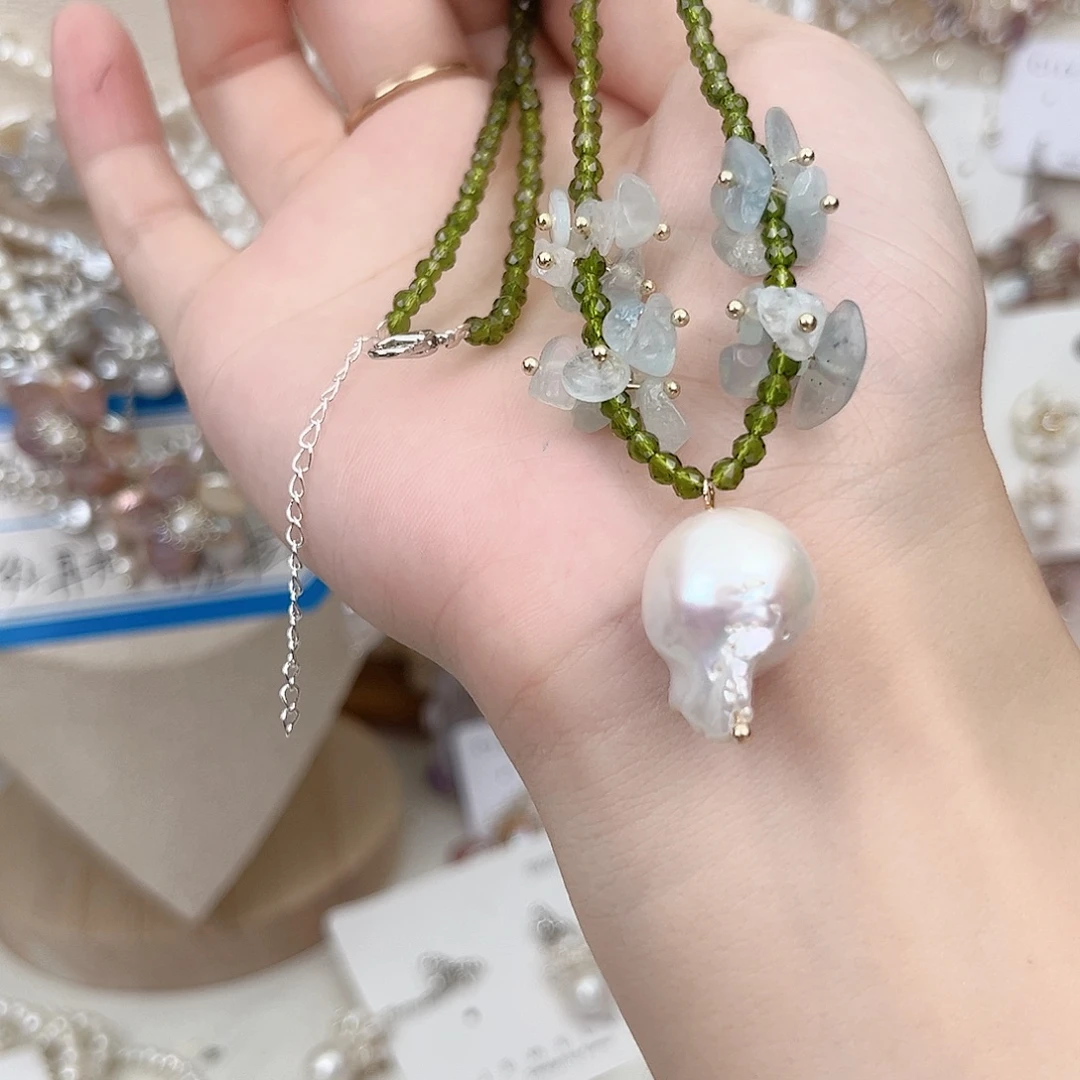 淡水珍珠未镶嵌颈饰