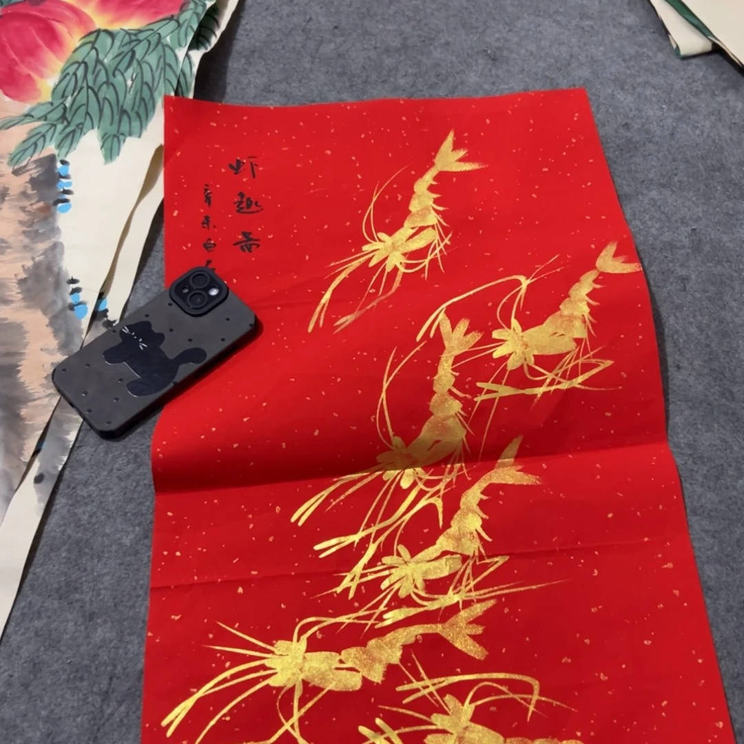 国画国画作品画心一张