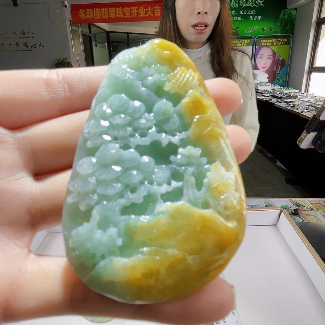 颈饰未镶嵌翡翠翡翠