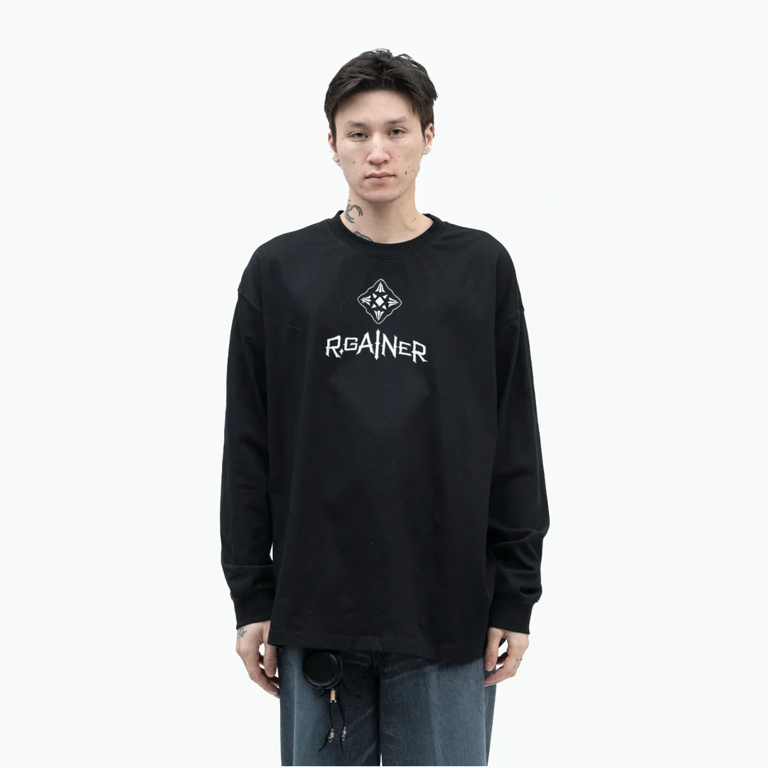 Richgainer钻石刺绣长袖T恤