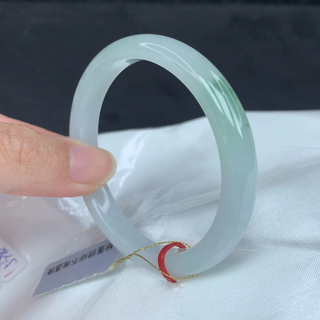 翡翠手镯未镶嵌53圈0496贵妃