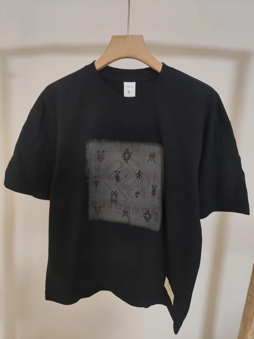 【冯漂亮甄选】K664时尚潮流休闲百搭男士个性短袖DX