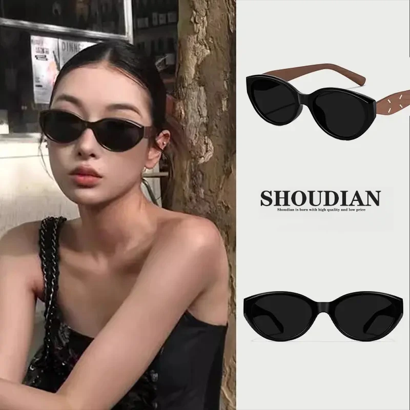 2025年夏季网红猫眼墨镜女高级感ins韩版偏光太阳镜夏日防紫外线