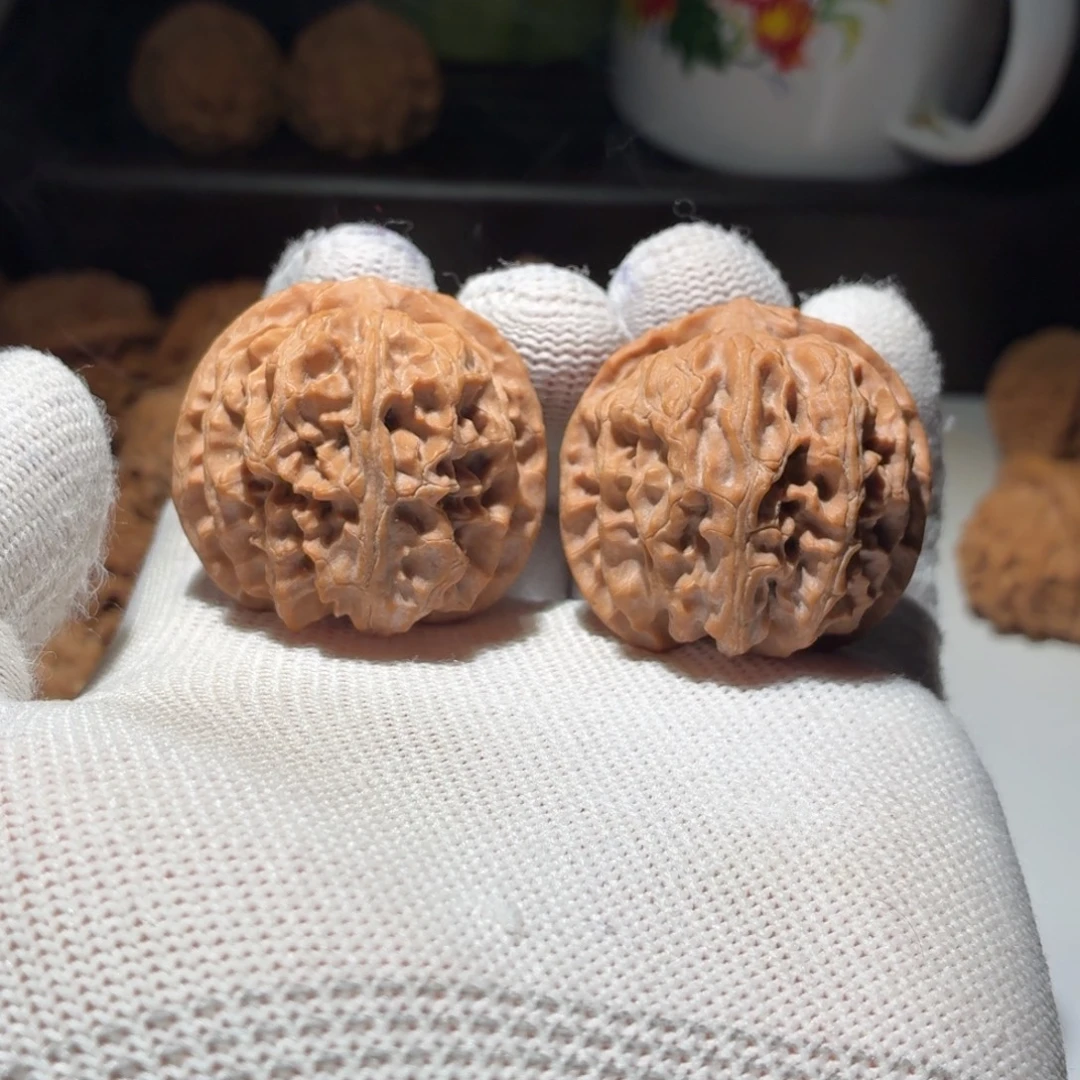 吊坠文玩核桃苹果园38.5