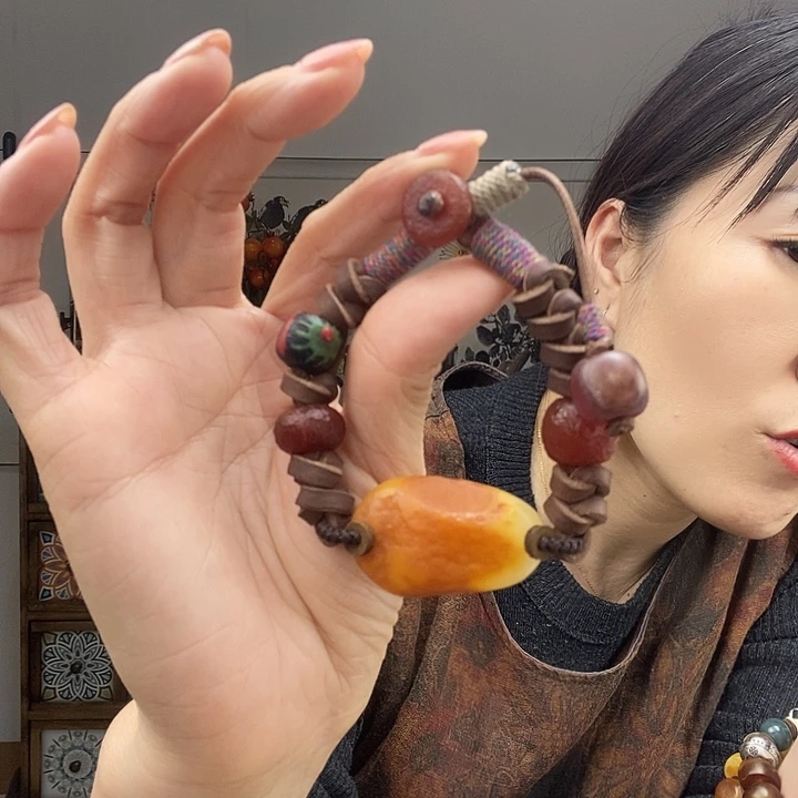 蜜蜡手链未镶嵌手链