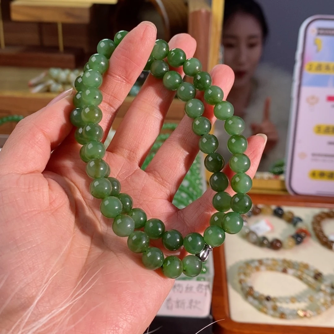 和田玉手串未镶嵌