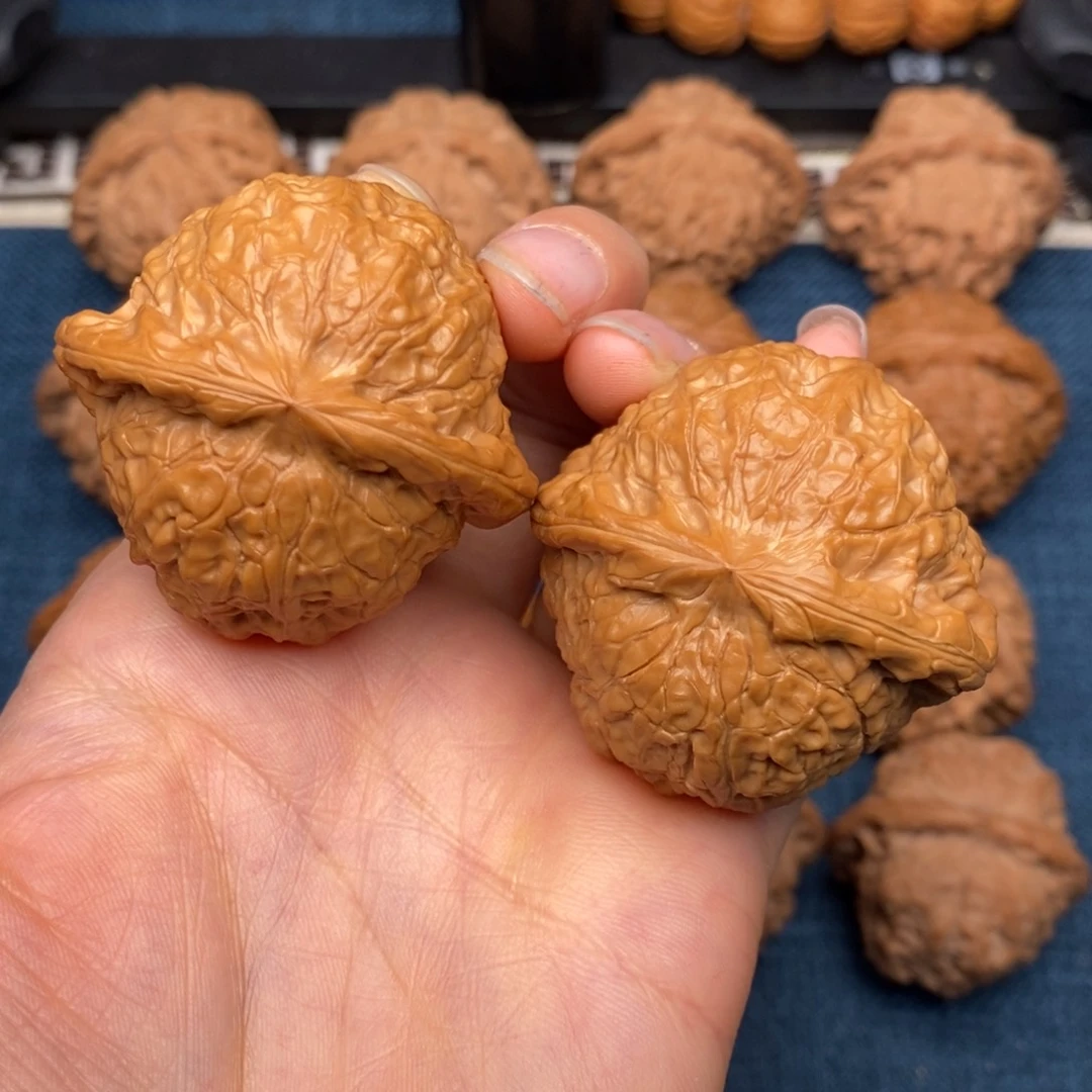文玩核桃把件43精品南瓜墩
