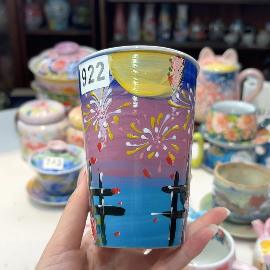 景德镇手绘高温釉下彩陶瓷茶具