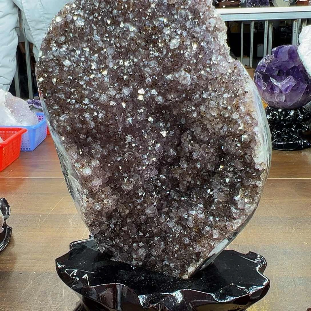 紫晶摆件未镶嵌晶体