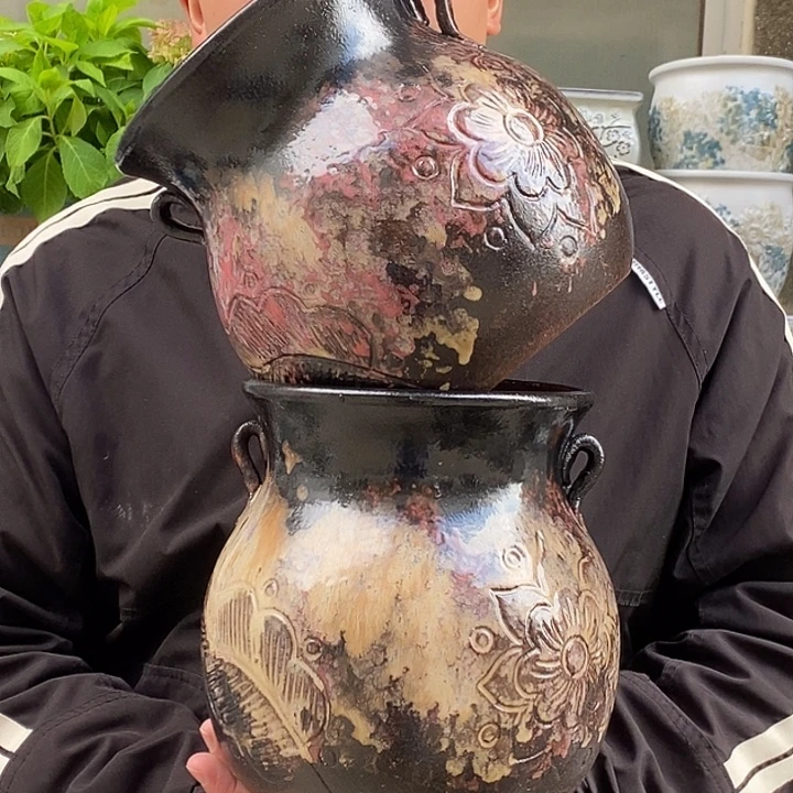 紫砂花盆口18高20福利