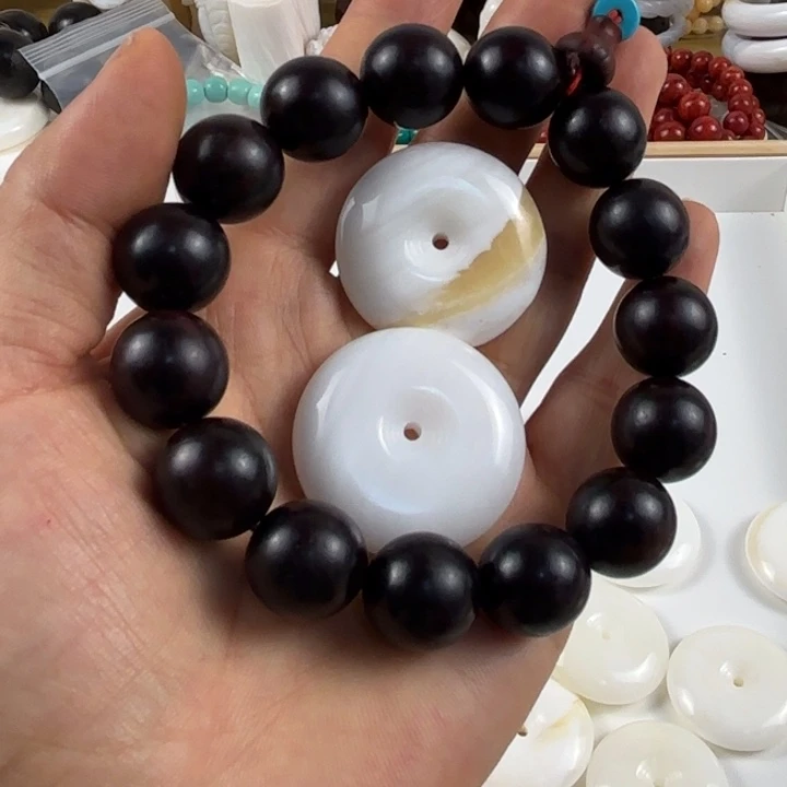 非洲紫檀（红花梨）平安扣小