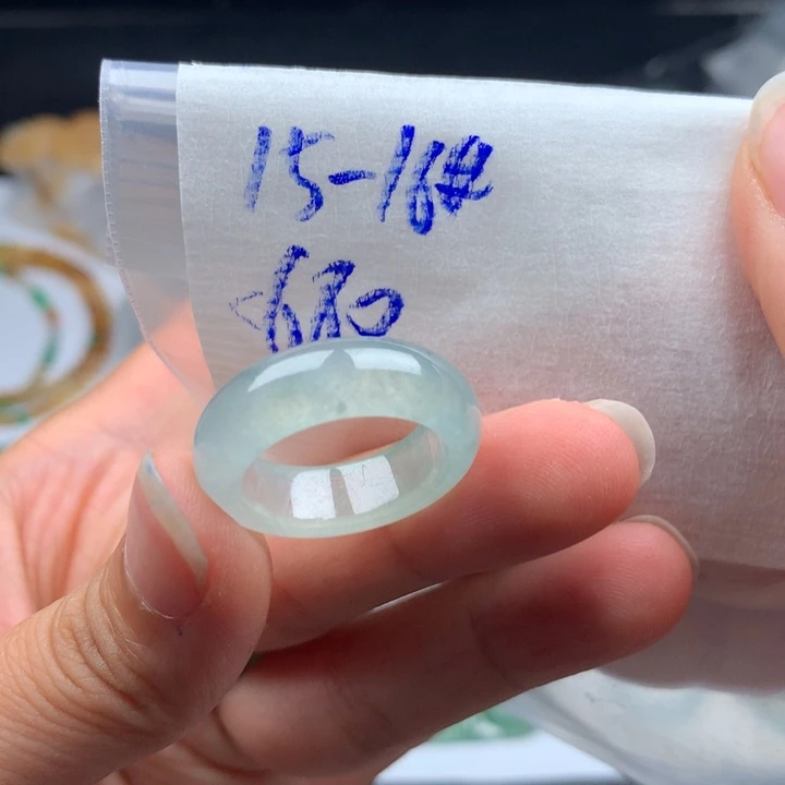 未镶嵌戒指翡翠戒圈