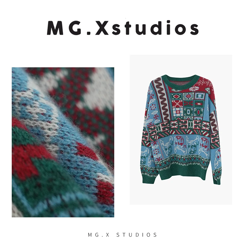 【喜悦迎新】MGX冬日保暖羊绒衫假日氛围感毛衫M44C2774M216