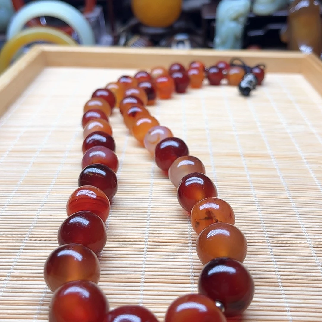 北***人玛瑙/玉髓未镶嵌车挂