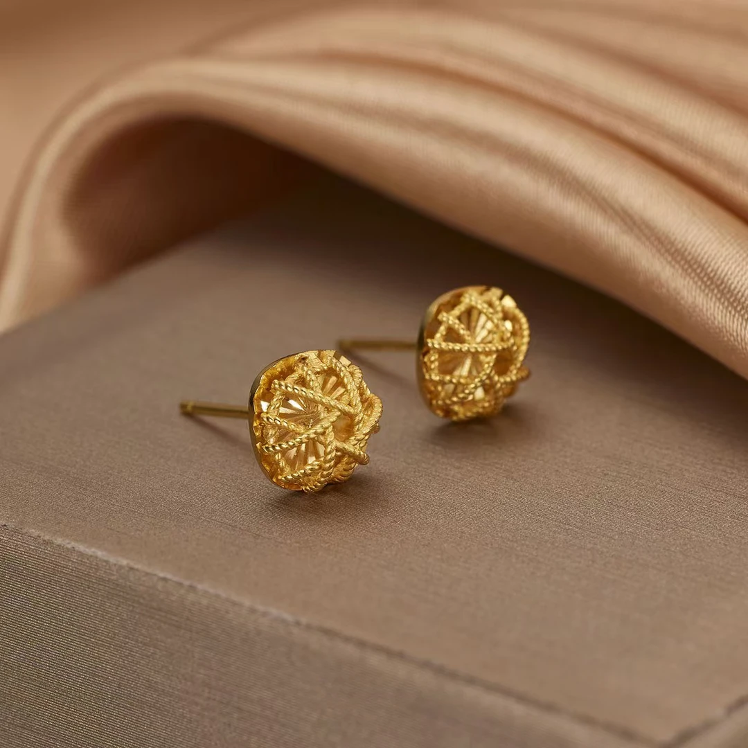 925银耳饰 鸟巢 气质  轻奢  百搭   简约 小众  精致  女款 经典