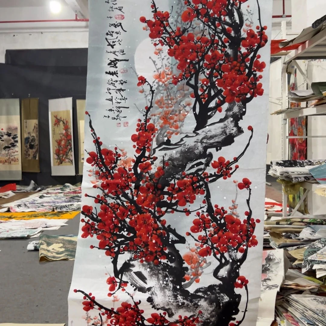 国画国画作品画心一张