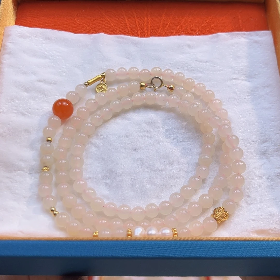 和田玉银S925镶嵌颈饰