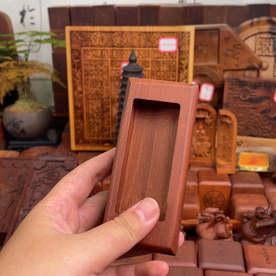 枣木大令牌底座。