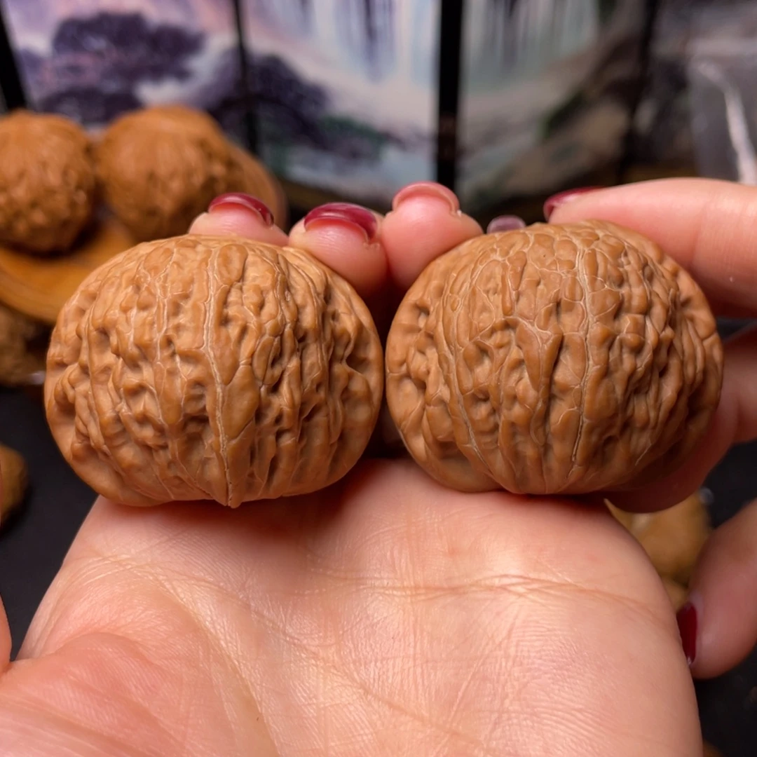 文玩核桃把件42全品铁锤