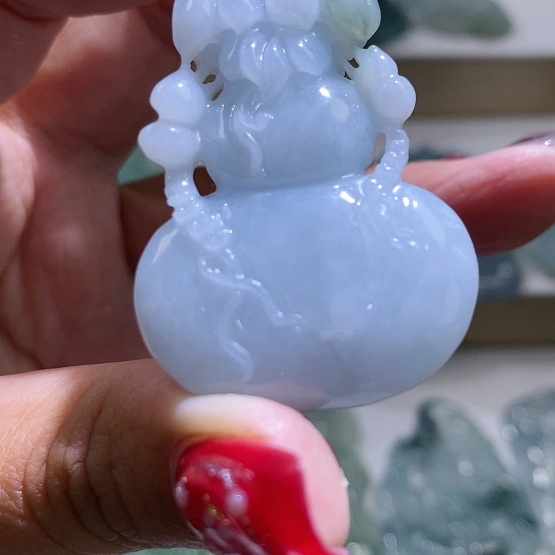 【闪购商品】翡翠颈饰未镶嵌葫芦