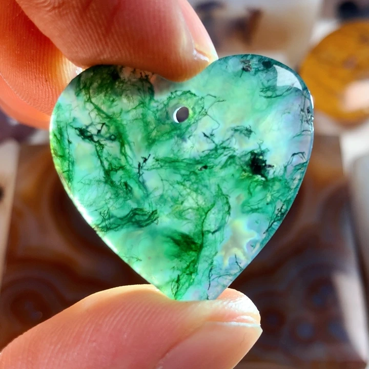 未镶嵌颈饰玛瑙/玉髓面****开