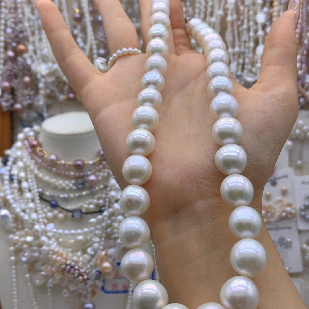 合金淡水珍珠耳饰佐**源