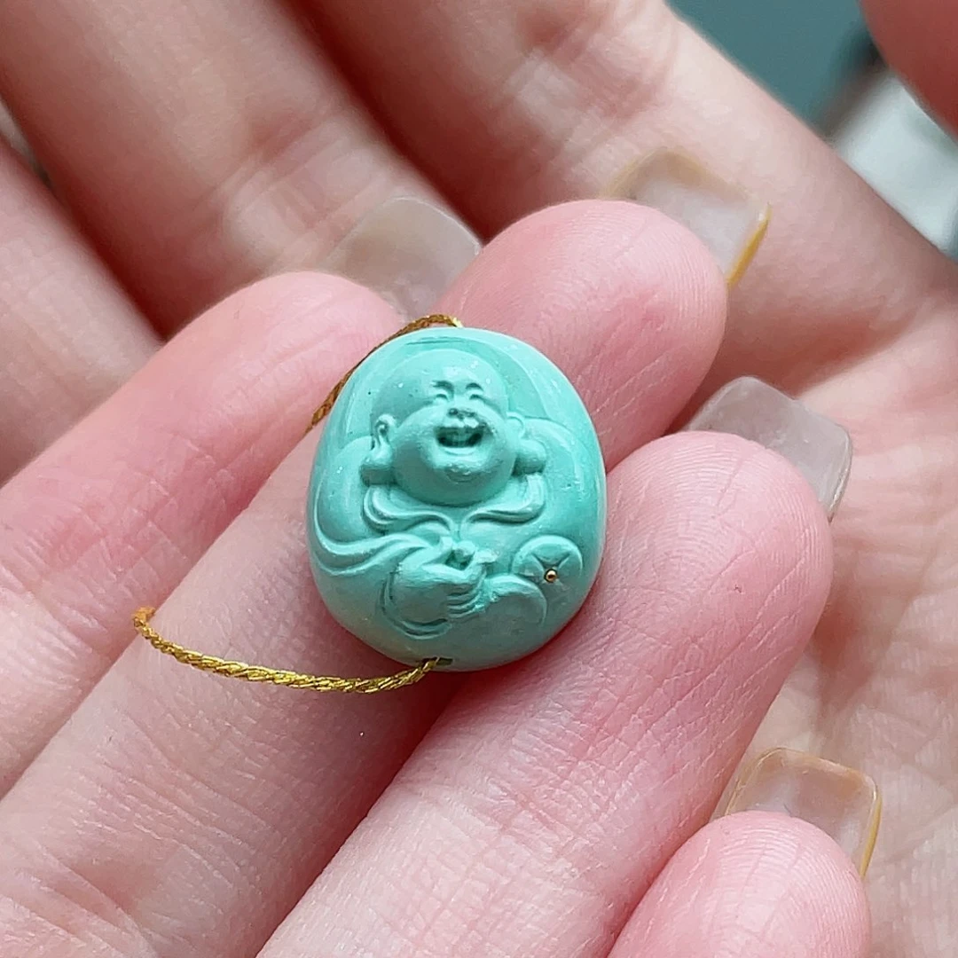 绿松石未镶嵌颈饰