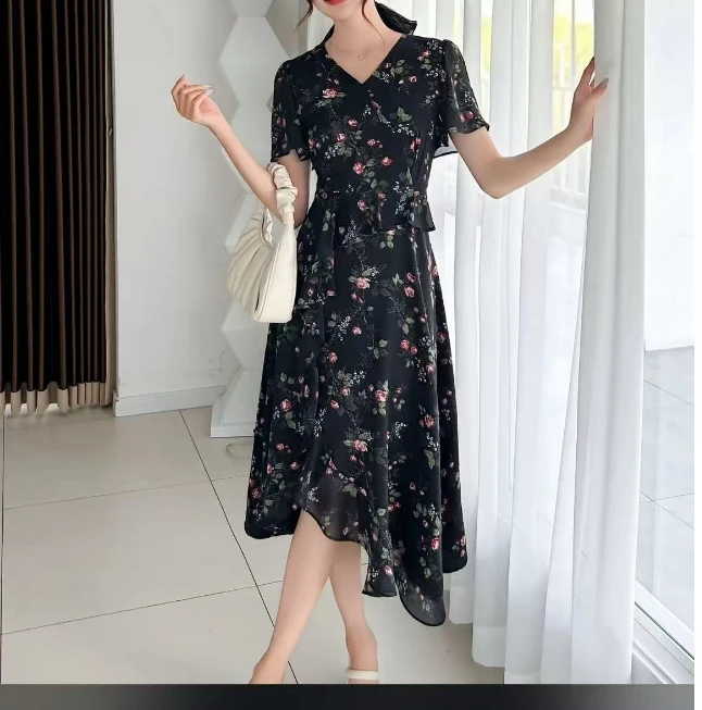 2025时尚连衣裙裙子夏季新款女装长裙