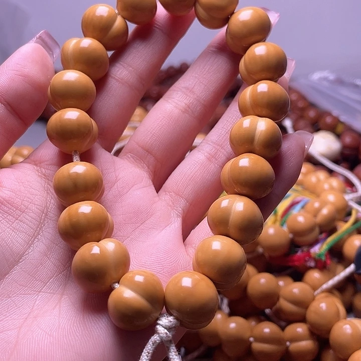 手串猴头核桃疯*15尺寸镜面柯基屁桃手持全品无暇