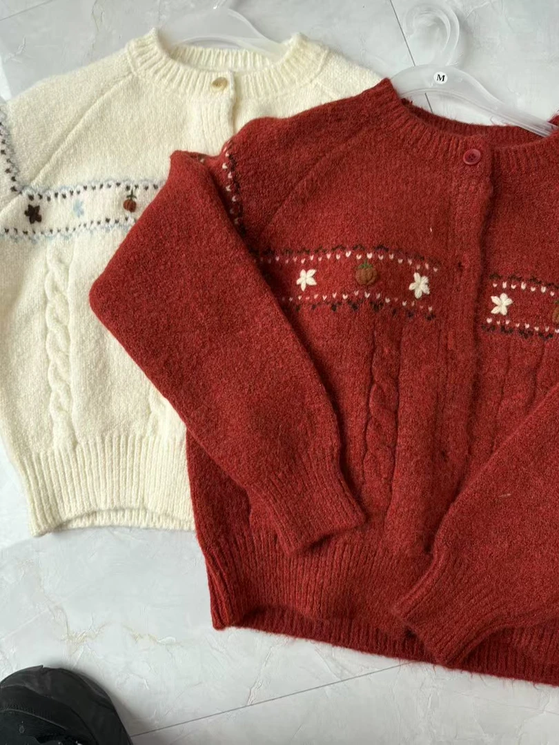 南瓜一体绒 毛衣