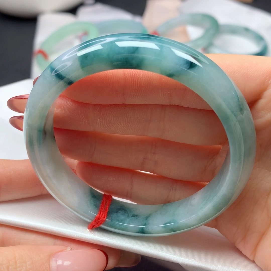 翡翠手镯未镶嵌60正圈