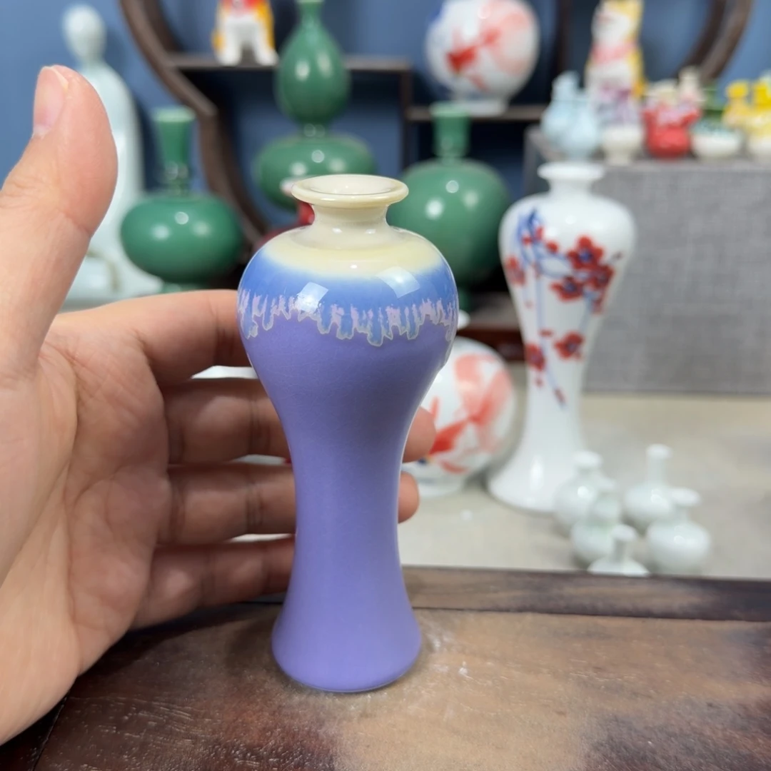 陶瓷手工小花器摆件