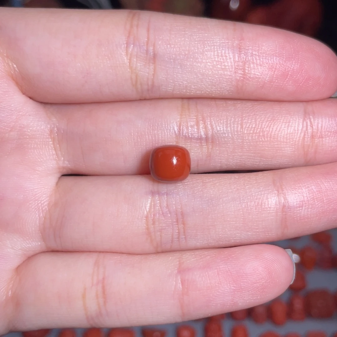 南红玛瑙未镶嵌瓦西老型8mm