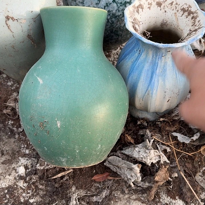 微瑕景德镇手工陶瓷花瓶