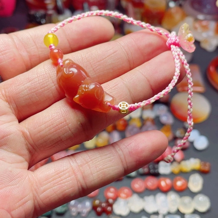 玛瑙/玉髓手链未镶嵌