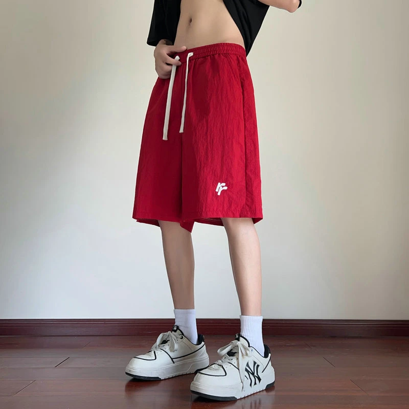 2025夏季新品速干薄款短裤宽松潮牌裤运动大码休闲五5分裤