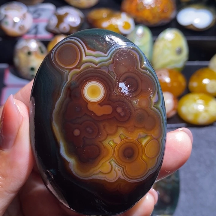 玛瑙/玉髓未镶嵌吊坠(不含链)74