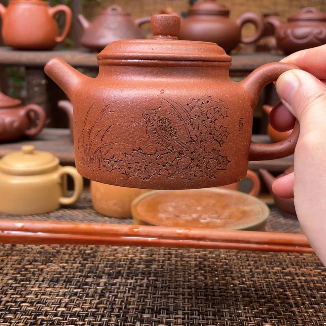 茶壶紫砂宜兴原矿紫砂手工制全250