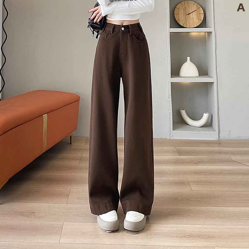 2025春秋新款爆款太空棉美式休闲百搭卫裤阔腿高腰拖地裤阔腿裤
