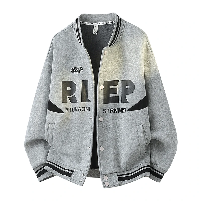 2025新款春秋季外套男孩初高中学生棒球服青少年帅气大童男装夹克