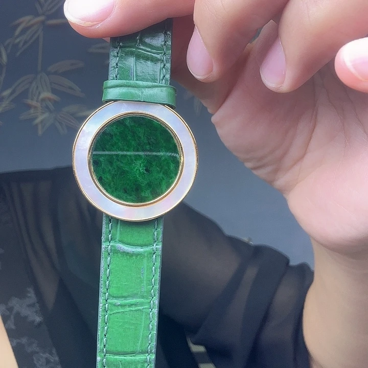 银S925镶嵌手链翡翠特价