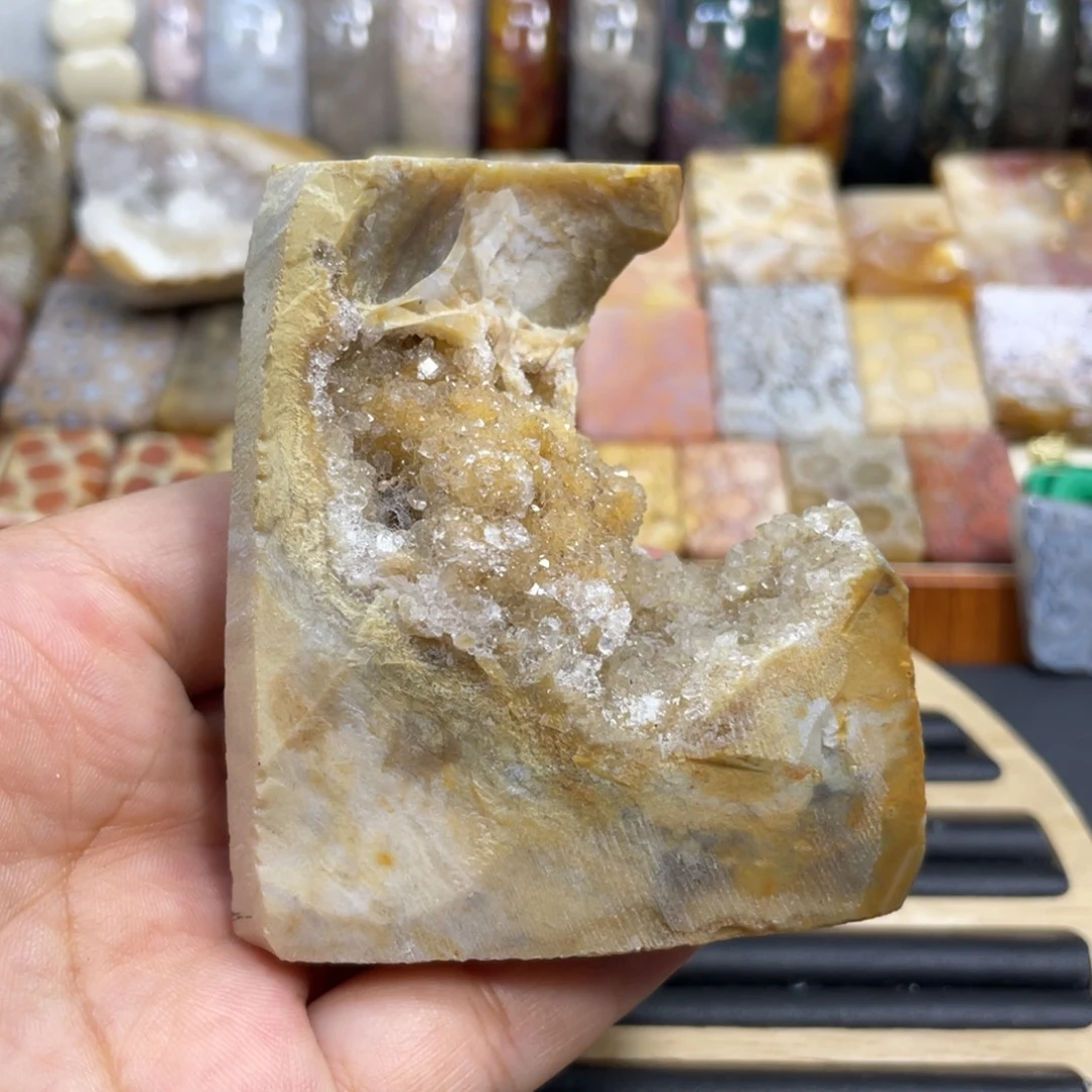 硅化玉未镶嵌颈饰k20