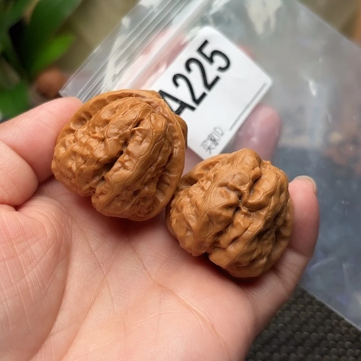 把件桃核核桃蛤蟆头35